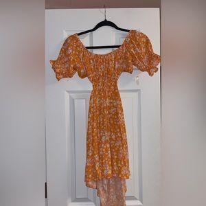 “Sky to Moon mini dress”, open back, size large